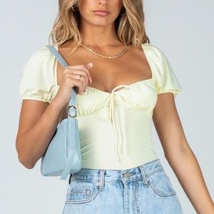 Yellow Hadlee Bodysuit